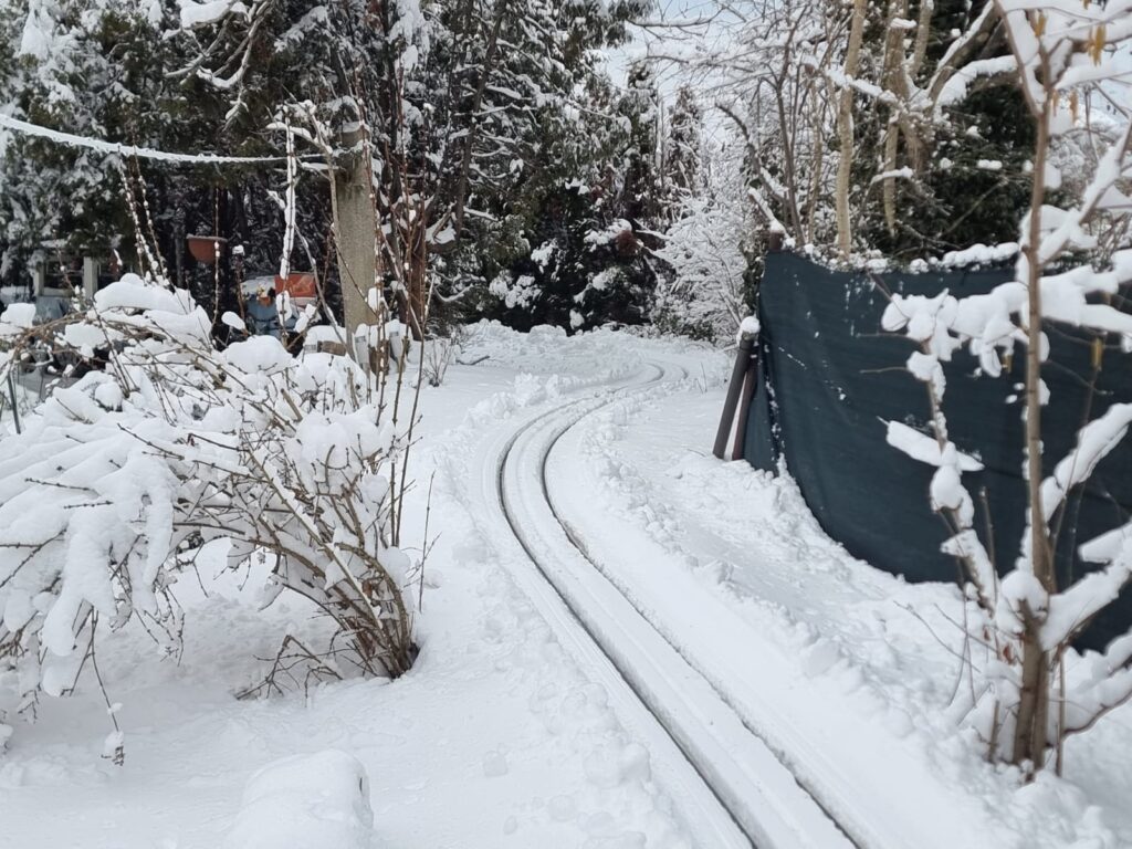 S-Bogen_Gartenbahn Wittmannsdorf im Winter (Leobersdorf, Februar 2026)